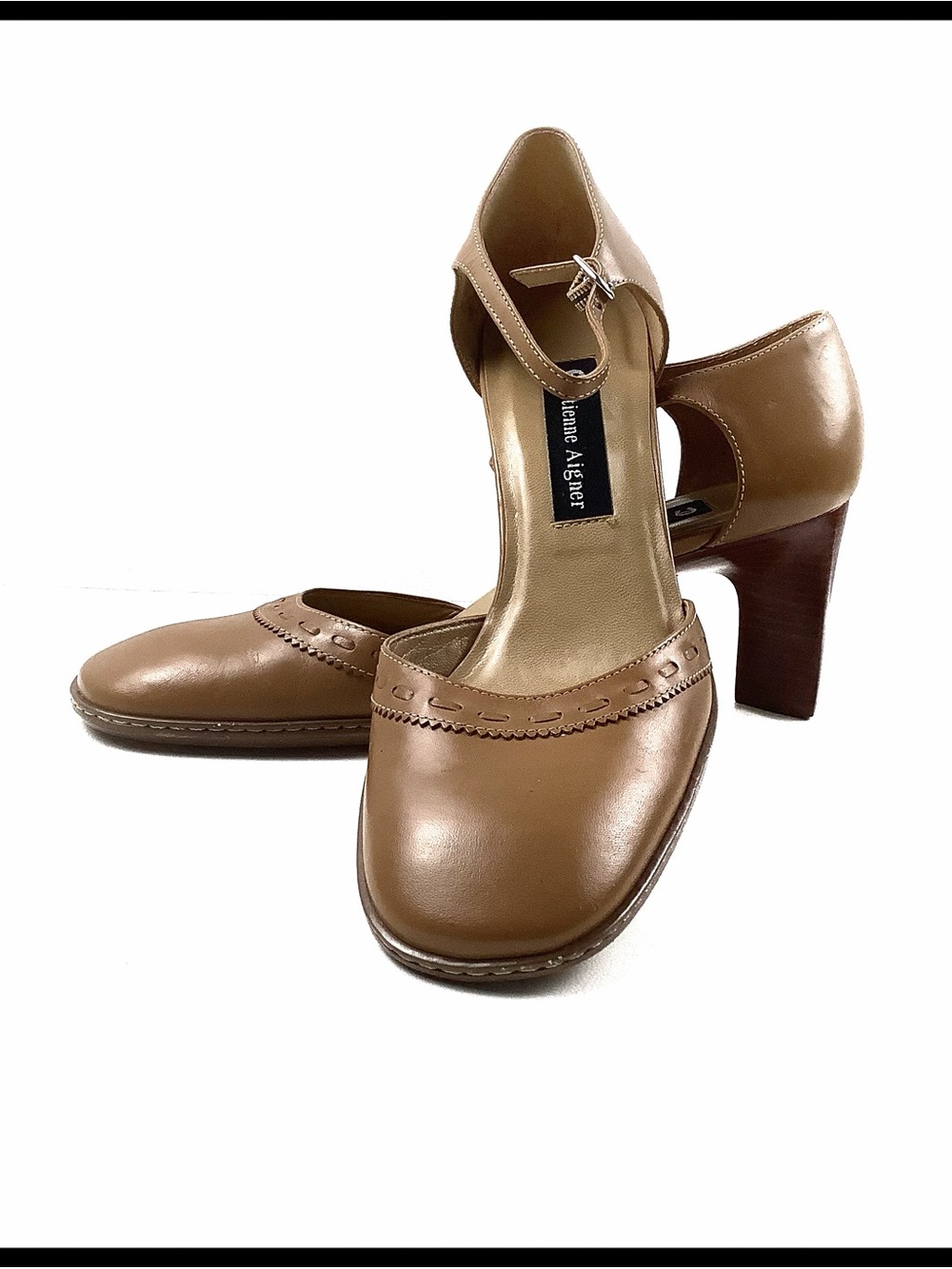 Aigner ankle strap pumps size 7
